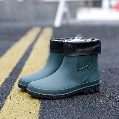 Botas Impermeables Cortas para Hombre - Calzado para Lluvia Otoño Invierno - Image 6