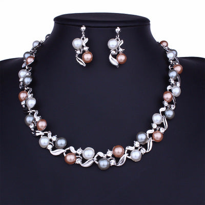 Conjunto de Collar y Aretes Elegancia Versátil para Mujer - Image 4