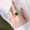 Anillo de Diamante Paraiba Carbono Alto Engarzado a Mano