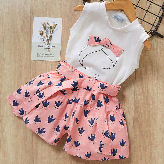 Conjunto Infantil de Niña: Playera y Pantalón Cómodo - Image 24