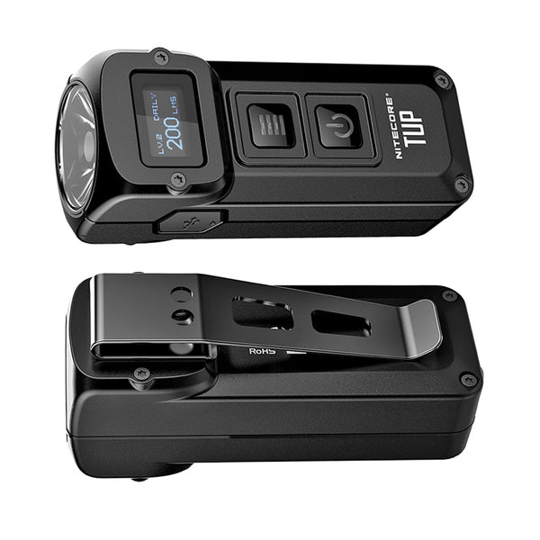 Linterna Llavero Metálico Knight Cole TUP Tecnología Black