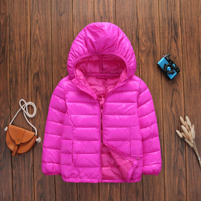 Abrigo Acolchado Infantil Ligero con Capucha - Chaqueta de Invierno en Algodón - Image 12