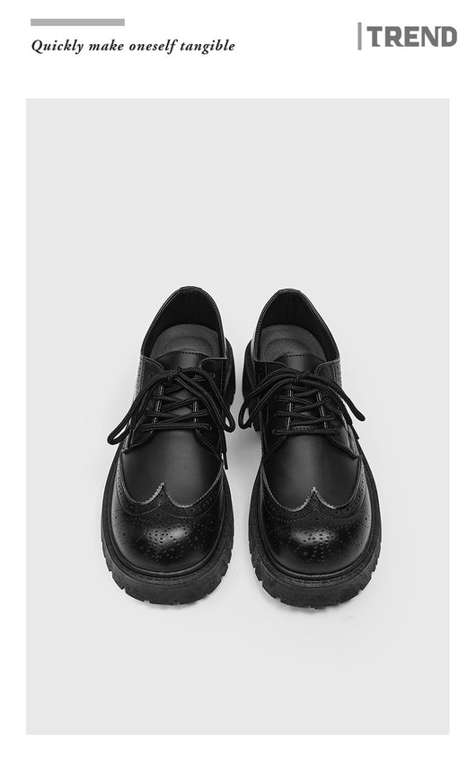 Zapatos de Cuero Casual con Tallado Brogue para Hombre - Image 14