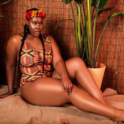 Bikini de Cuerda Estampado Siamés