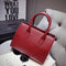 Bolso Retro de Hombro en Colores Sólidos - Portátil y Elegante