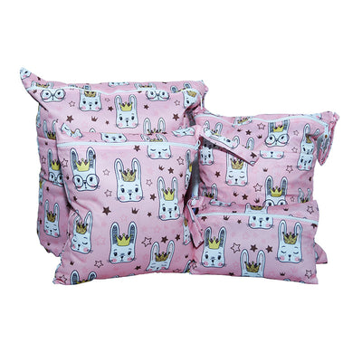 Bolsa Organizadora de Pañales con Estampados Infantiles - Set de 4 Piezas - Image 7