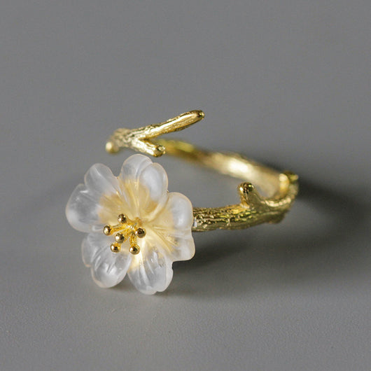 Anillo Rama Floral Artesanal - Image 3