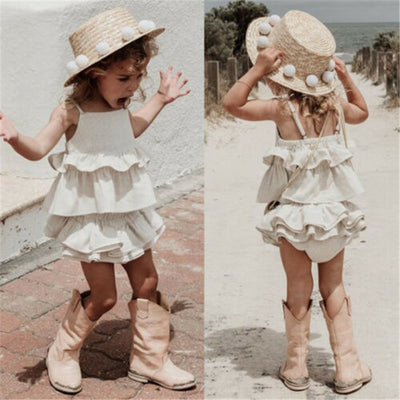 Conjunto de Short y Blusa con Volantes