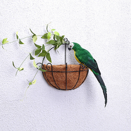 Loro Guacamayo de Espuma Decorativo con Plumas Realistas - Image 2