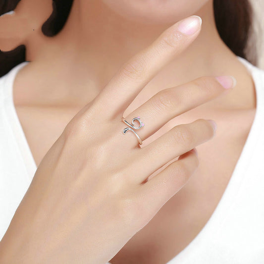 Anillo de Plata 925 Amor Felino - Image 2