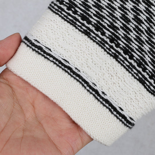 Suéter Étnico a Rayas para Mujer - Manga Larga Otoño - Image 2