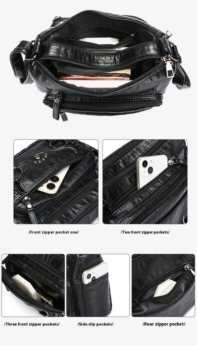 Bolsa Maternal de Cuero PU Suave con Diseño Avanzado - Image 12
