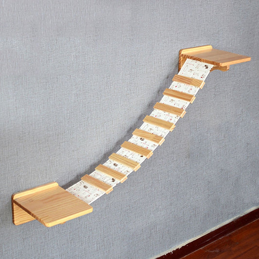 Árbol Rascador para Gatos de Madera Maciza
