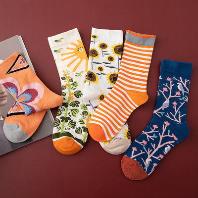 Medias para Mujer con Diseño Floral y Botánico - Image 10