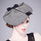 Sombrero de Ala Ancha Artesanal con Rayas Blancas y Negras - Accesorio Vintage Europeo