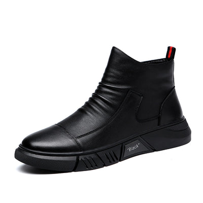 Botas Militares de Cuero para Hombre - Botines Tácticos de Media Caña - Image 8