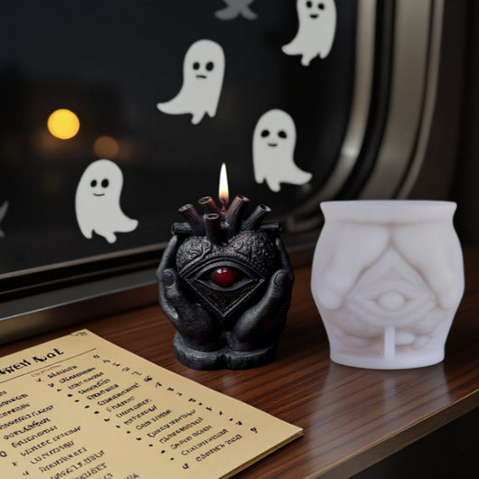 Molde de Silicona 3D para Velas Aromáticas - Diseño Mano Sosteniendo Ojo - Image 13