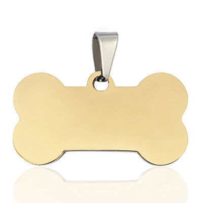 Placa de Identificación para Mascotas en Acero Inoxidable Titanio - Image 47