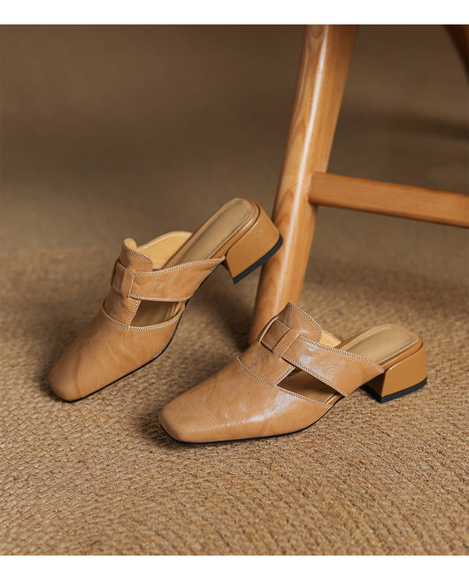 Sandalias Retro Mujer Tacón Bajo Grueso - Cómodas para Verano - Image 9