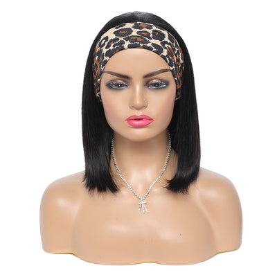 Peluca Bob Liso con Cinta Frontal en Cabello Humano - Image 9