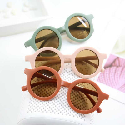 Gafas de Sol Infantiles Retro Coreanas para Bebés 1-5 Años con Protección UV - Image 27