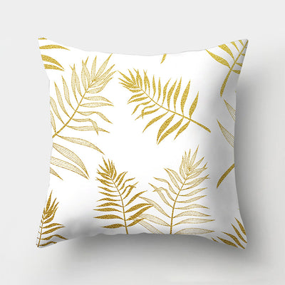 Almohada de Respaldo Flanela Dorada con Flores y Lentejuelas - Image 23