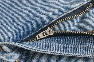 Pantalón Harem Denim Talle Alto con Estampa Ángel - Corte Suelto y Versátil - Image 20