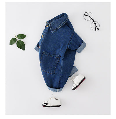 Mono Denim para Bebé - Jumpsuit Clásico y Versátil - Image 7