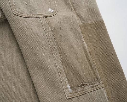 Pantalones Jeans Rectos Baggy con Costuras Lavadas - Image 6