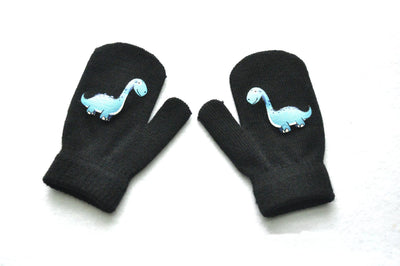 Guantes Tejidos Gruesos Para Niños Con Forro Cálido Y Diseño Animado - Image 13