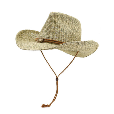 Sombrero Vaquero de Paja para Playa y Exterior - Image 4