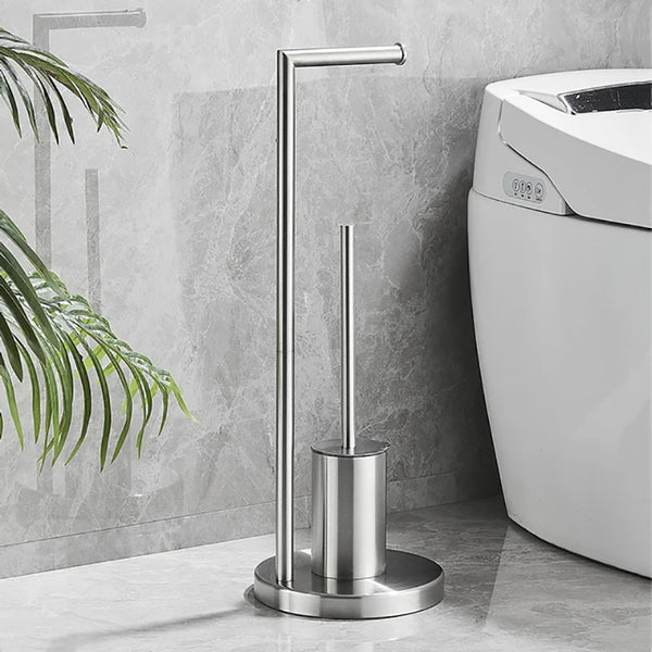 Organizador de Baño con Soporte para Papel Higiénico y Escobilla