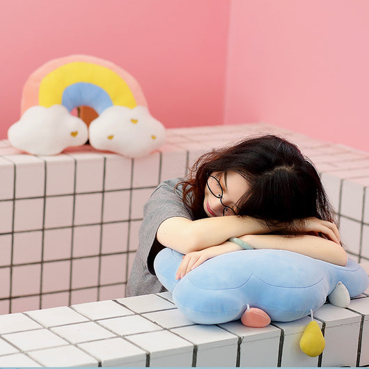 Peluches Nubes Arcoíris y Luna - Juguetes Suaves para Niños - Image 4