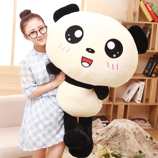 Peluche Gigante Panda Kawaii de 70cm - Almohada Suave para Niños y Bebés