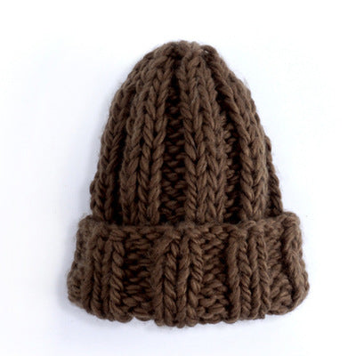 Gorro de Lana Gruesa para Mujer - Diseño Minimalista Otoño Invierno - Image 13
