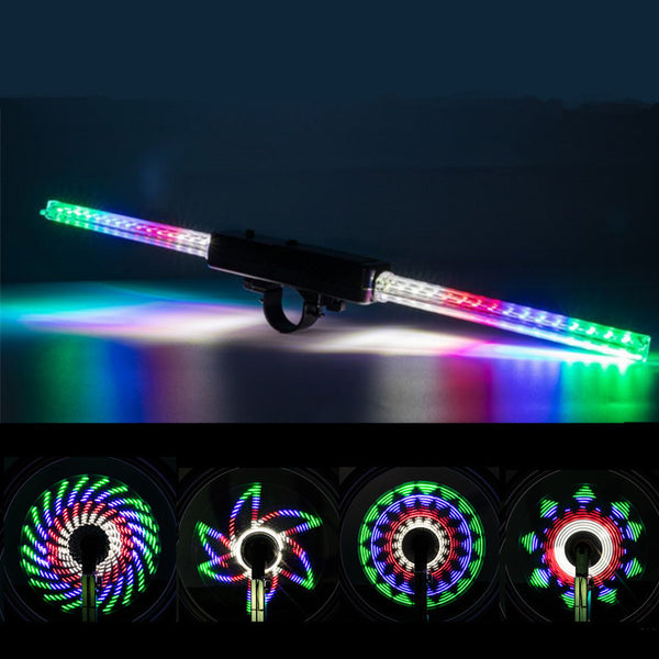 Luz LED Decorativa para Rueda de Bicicleta - 64 LED Flores - Image 10