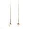 Pearl Earline Long Earrings Dorado