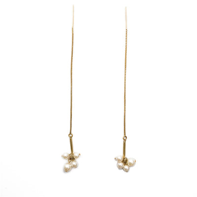 Aretes Largos Pearl Earline - Elegancia en Movimiento - Image 7