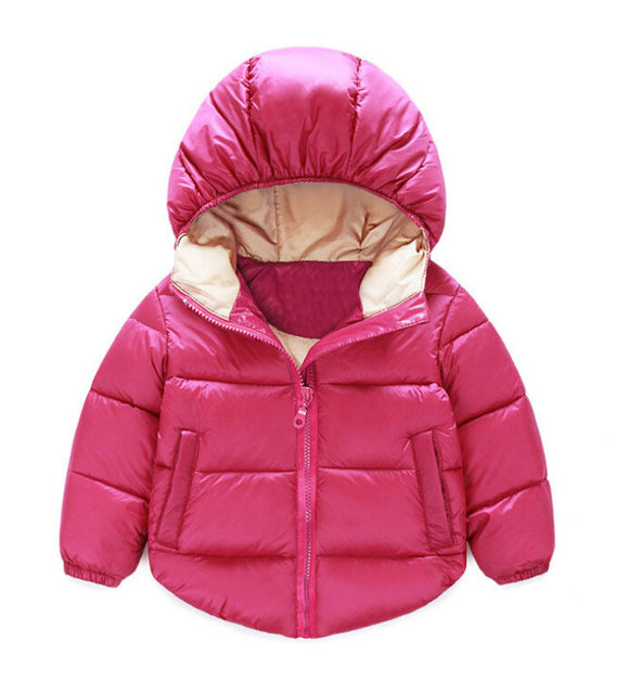 Abrigo Acolchado de Algodón para Niños - Chaqueta Casual de Invierno
