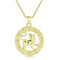 Collar Colgante de las Doce Constelaciones del Zodiaco
