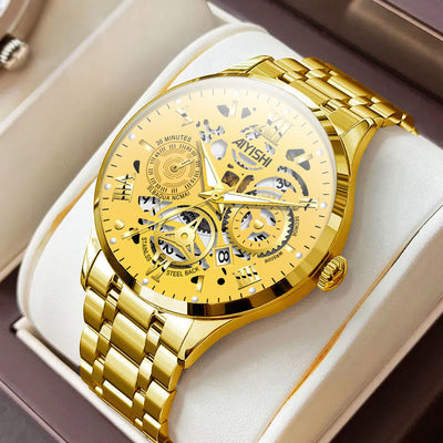 Reloj Automático para Hombre de Acero Inoxidable Resistente al Agua - Image 7