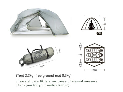 Tienda de Campaña Profesional de Aluminio Anti-Tormenta para Todas las Estaciones - Image 7
