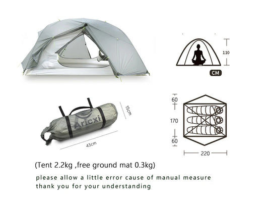 Tienda de Campaña Profesional de Aluminio Anti-Tormenta para Todas las Estaciones - Image 7