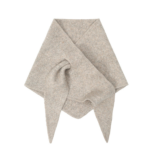 Chal Triangular de Lana Tejida Estilo Coreano - Image 10