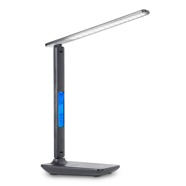 Lámpara LED de Escritorio 4 en 1 con Carga Inalámbrica y Almacenamiento USB