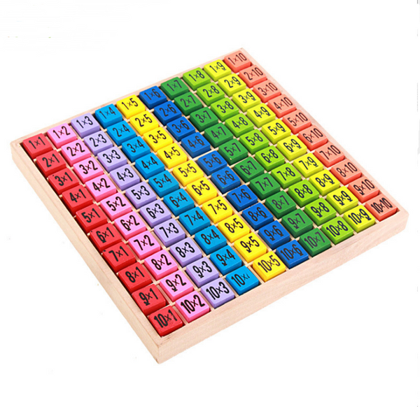 Tabla de Multiplicación Montessori de Madera