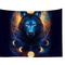 Tapiz de Pared Lobo Nórdico - Tela Decorativa para Sala y Dormitorio