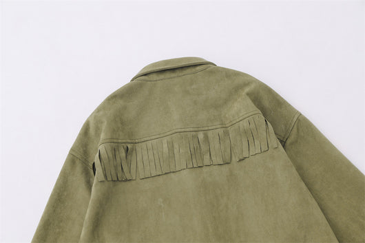 Chaqueta con Parches Bordados de Pistola - Manga Larga - Image 8