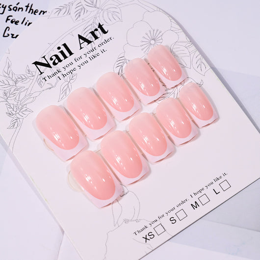 Uñas Postizas Cuadradas Cortas - 24 Piezas Removibles en Caja - Image 3