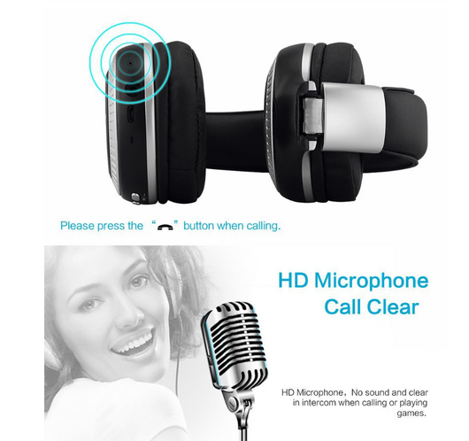 Auriculares Bluetooth Inalámbricos de Alta Fidelidad con Radio FM - Image 6